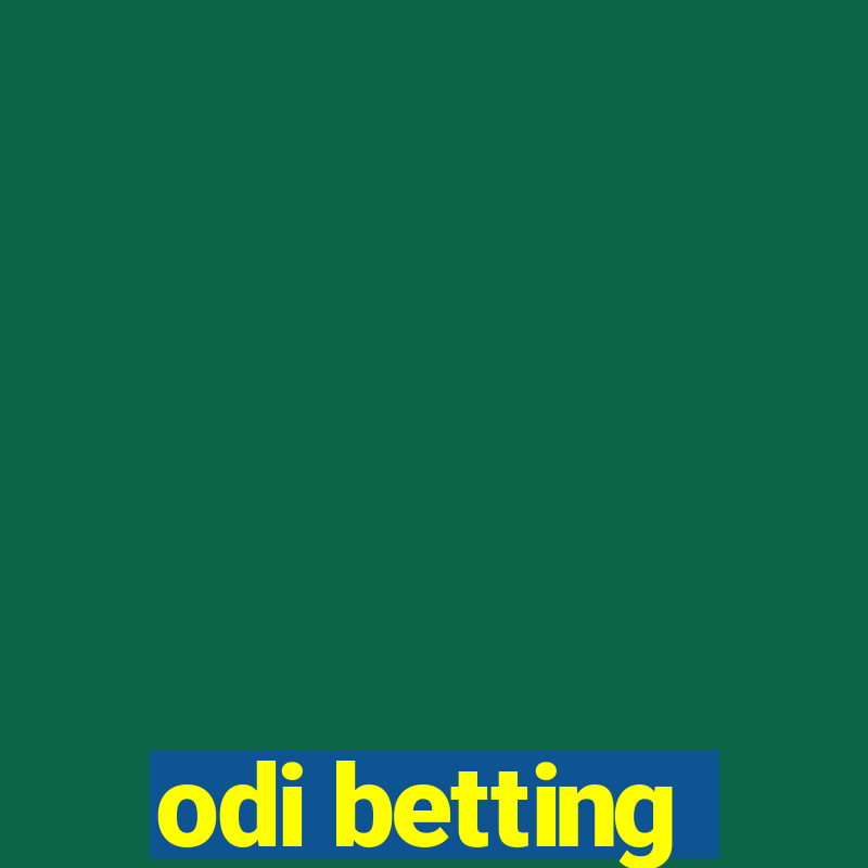 odi betting