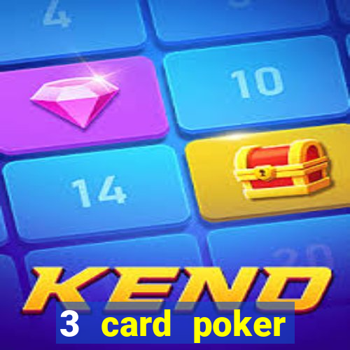 3 card poker online casino