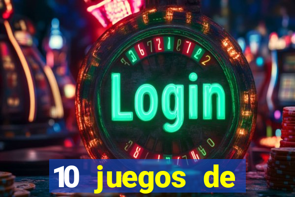 10 juegos de casino nombres