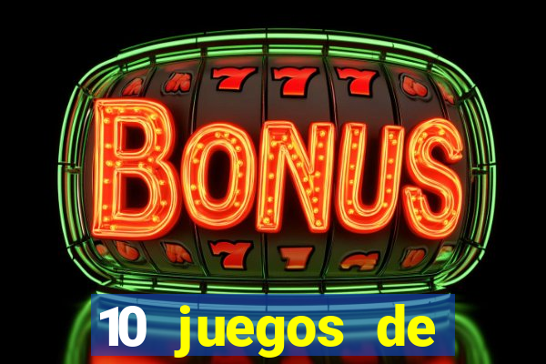 10 juegos de casino nombres