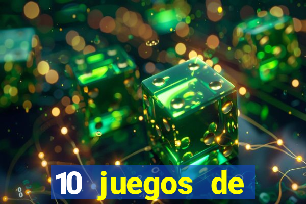 10 juegos de casino nombres