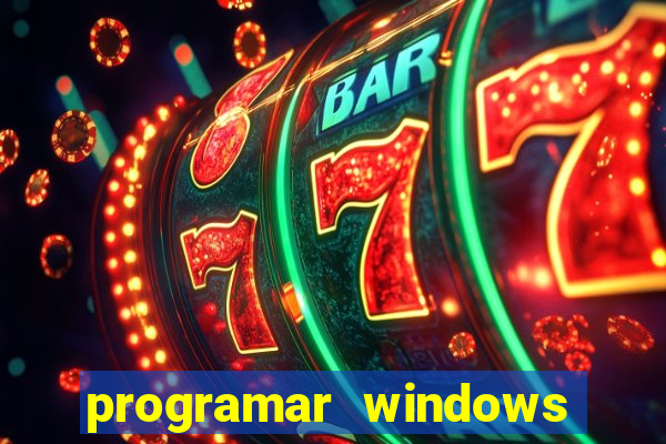 programar windows para desligar