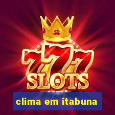 clima em itabuna