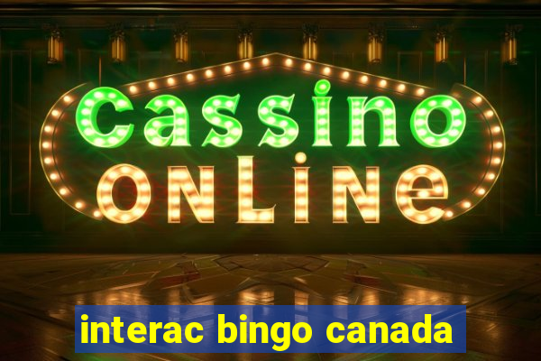 interac bingo canada