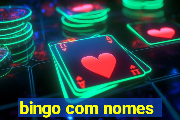 bingo com nomes