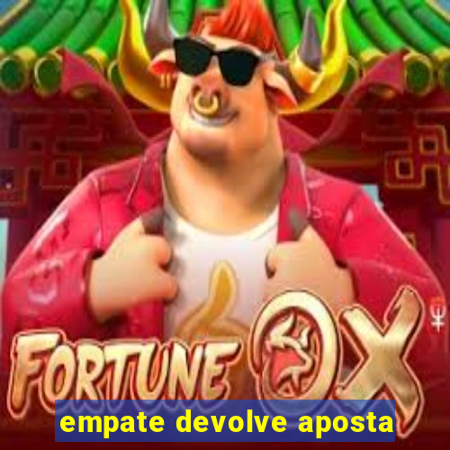 empate devolve aposta