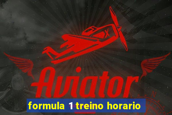 formula 1 treino horario