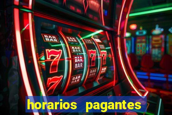 horarios pagantes fortune tiger