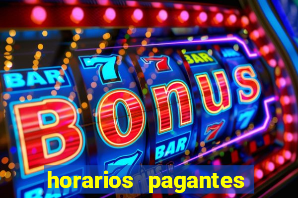 horarios pagantes fortune tiger