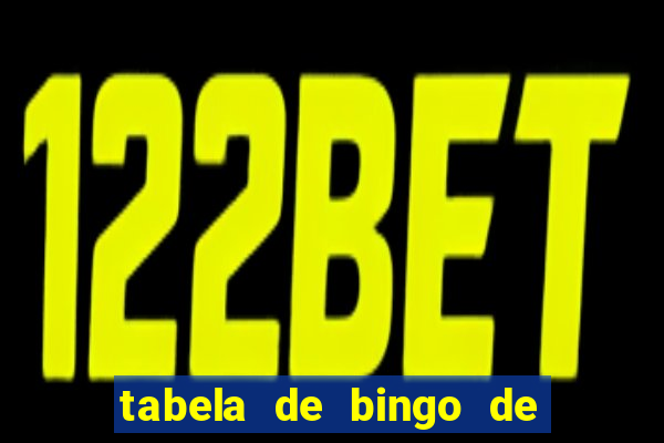 tabela de bingo de 1 a 100