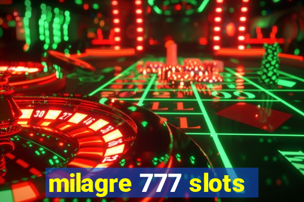 milagre 777 slots