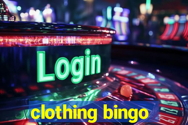 clothing bingo