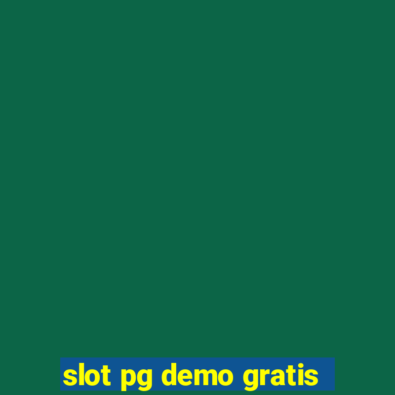 slot pg demo gratis