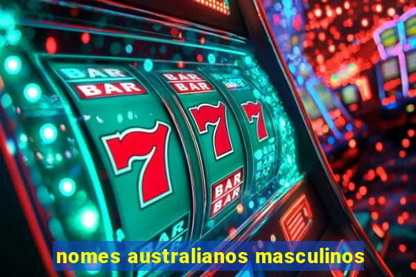 nomes australianos masculinos