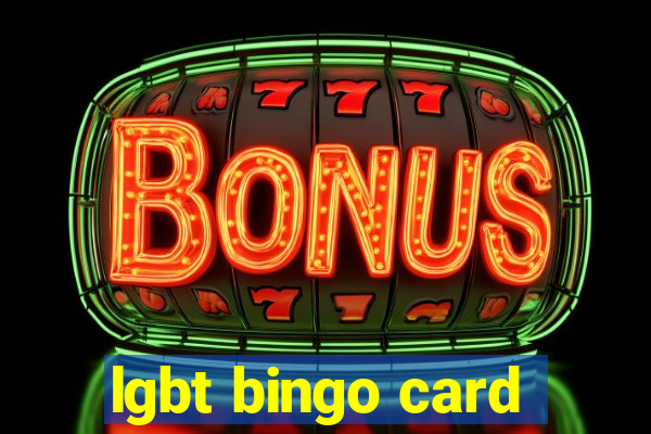 lgbt bingo card