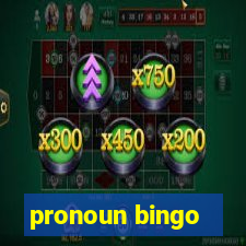 pronoun bingo