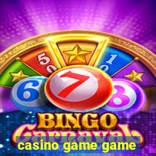 casino game game