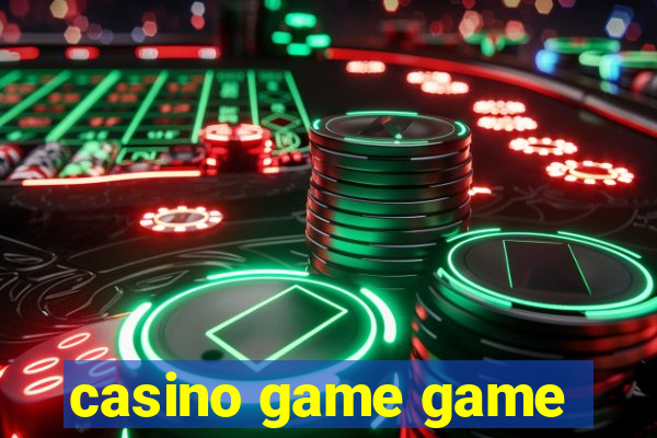 casino game game