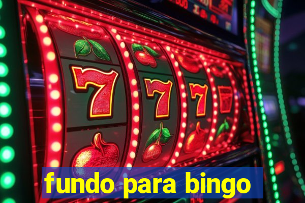 fundo para bingo