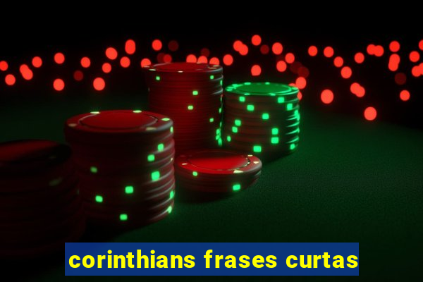 corinthians frases curtas