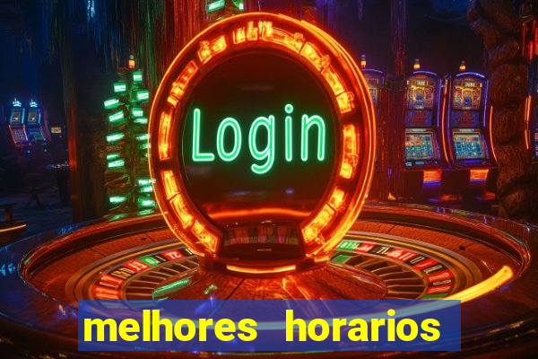 melhores horarios de jogar fortune tiger