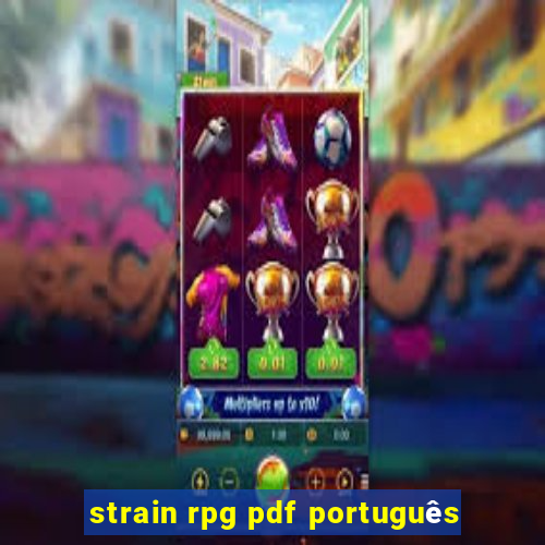 strain rpg pdf português