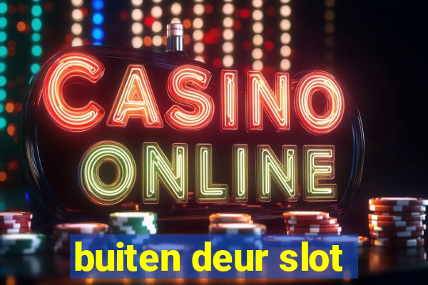 buiten deur slot