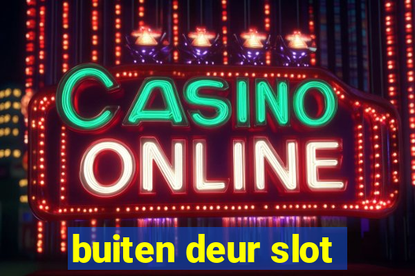 buiten deur slot