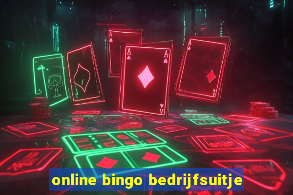 online bingo bedrijfsuitje