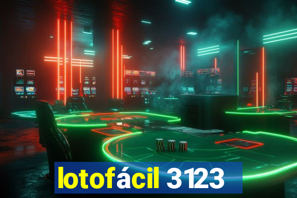 lotofácil 3123