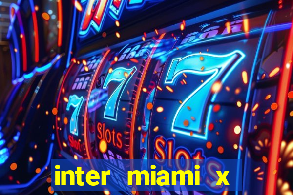 inter miami x cincinnati palpite