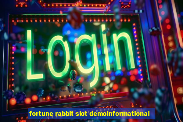 fortune rabbit slot demoInformational