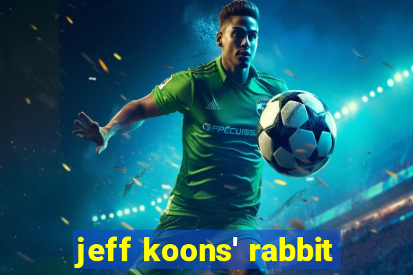 jeff koons' rabbit