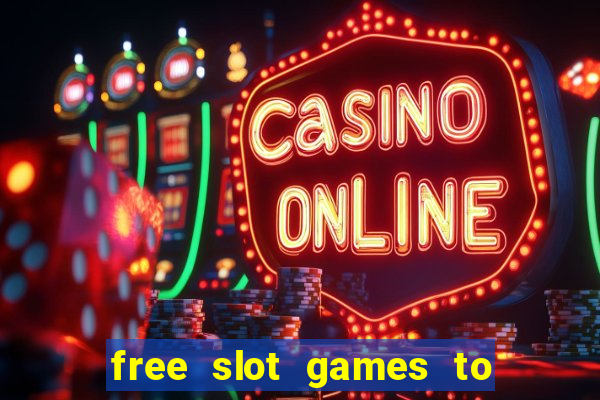 free slot games to play offline