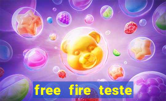 free fire teste grátis jogar agora