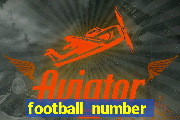 football number necklaces gold