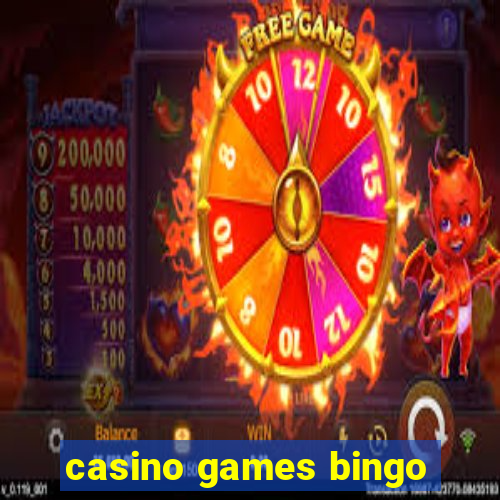 casino games bingo