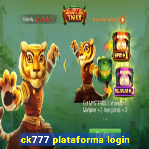 ck777 plataforma login