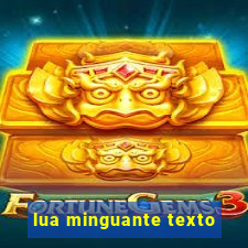 lua minguante texto