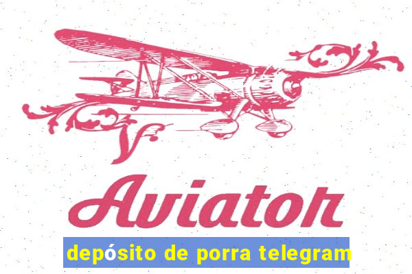 depósito de porra telegram