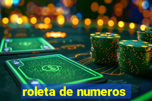 roleta de numeros