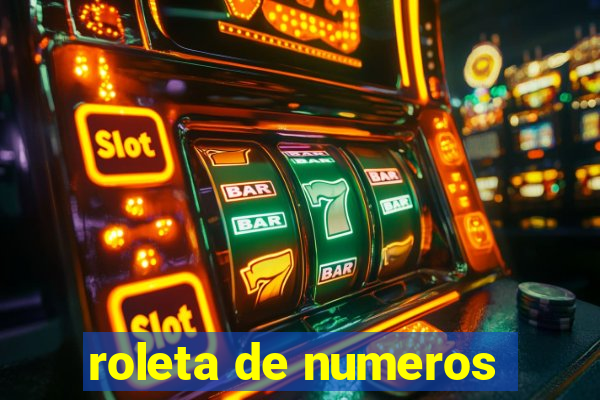 roleta de numeros