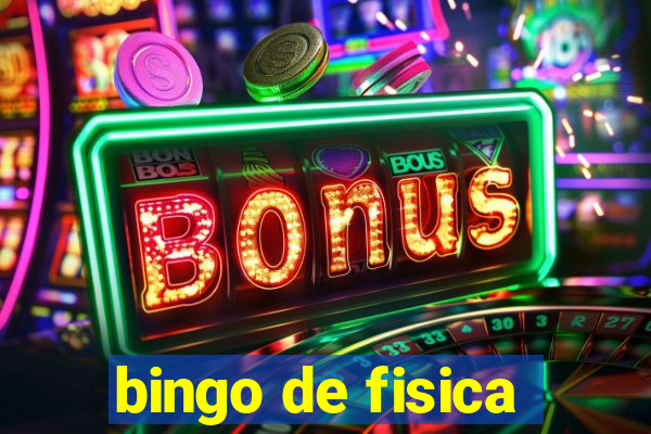 bingo de fisica