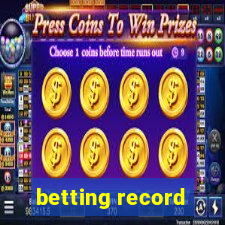 betting record