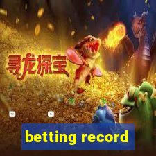 betting record