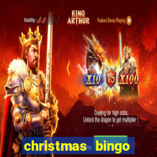 christmas bingo card generator