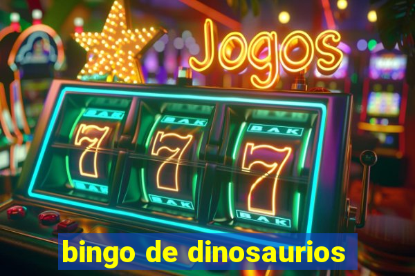 bingo de dinosaurios