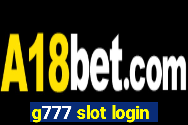 g777 slot login