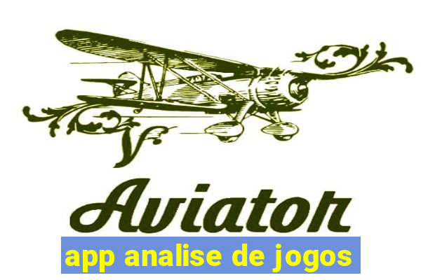 app analise de jogos