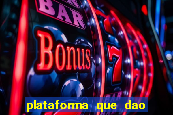 plataforma que dao bonus para jogar